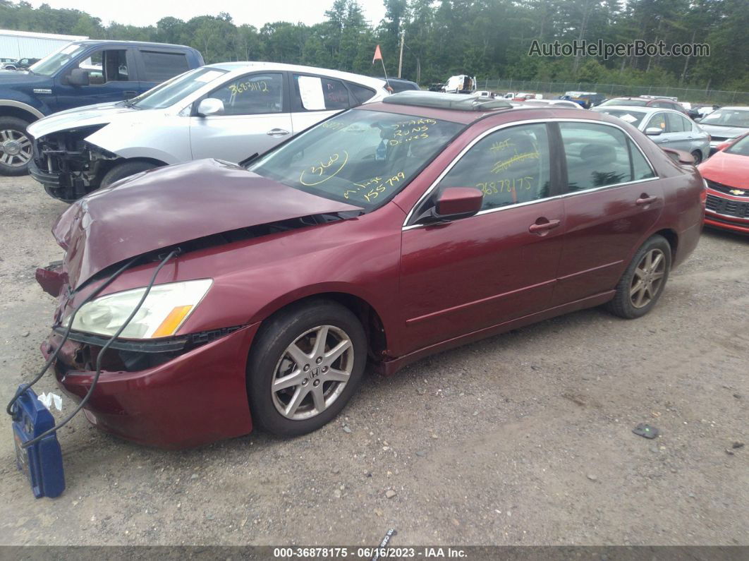 2003 Honda Accord Sdn Ex Красный vin: 1HGCM66583A009715