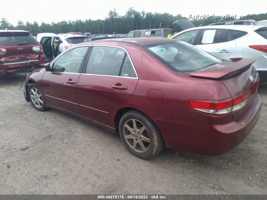 2003 Honda Accord Sdn Ex Красный vin: 1HGCM66583A009715