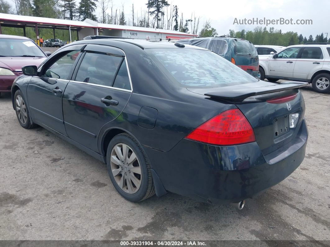 2007 Honda Accord 3.0 Ex Black vin: 1HGCM66587A020994