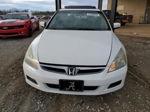 2007 Honda Accord Ex White vin: 1HGCM66587A073033