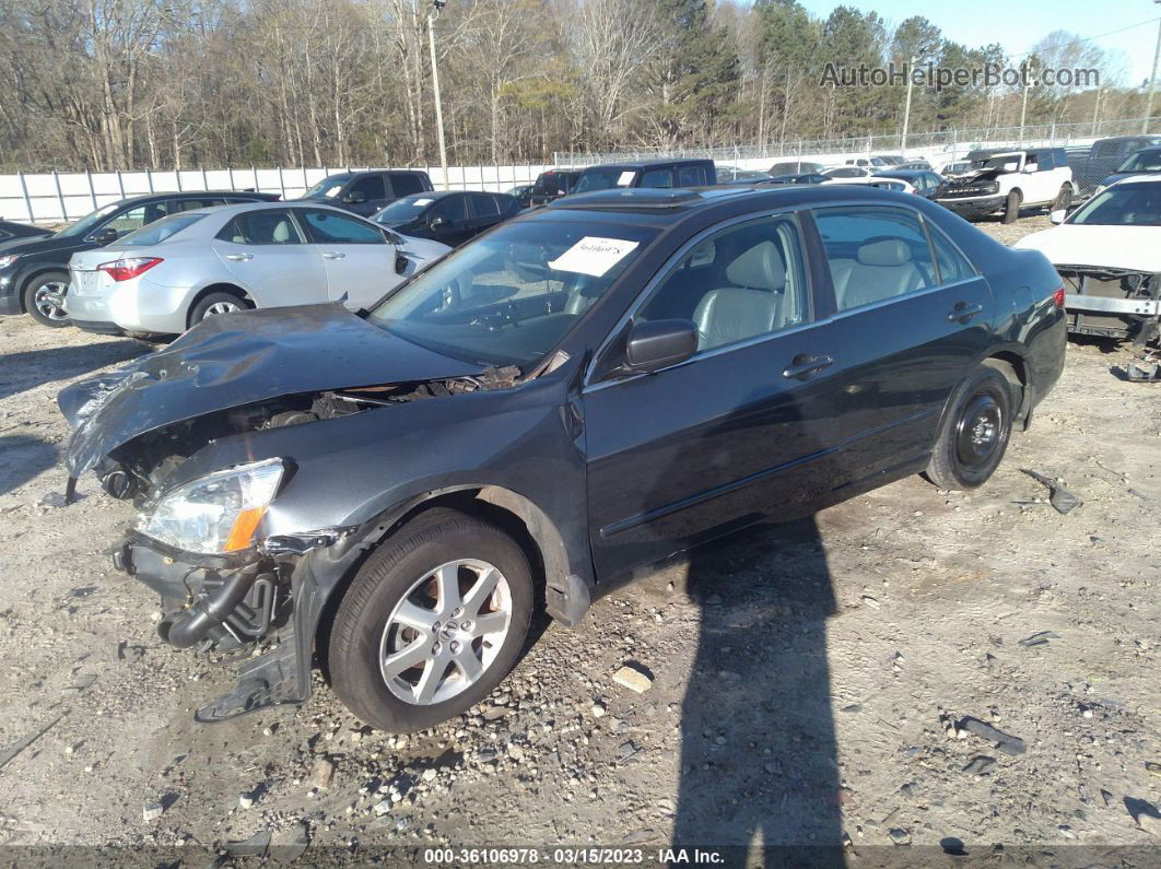 2005 Honda Accord Sdn Ex-l V6 Gray vin: 1HGCM66595A061650