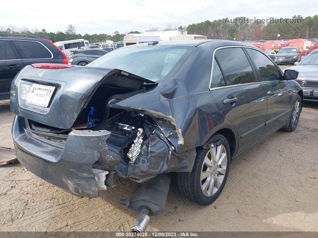 2007 Honda Accord Sdn Ex-l Gray vin: 1HGCM66597A014556