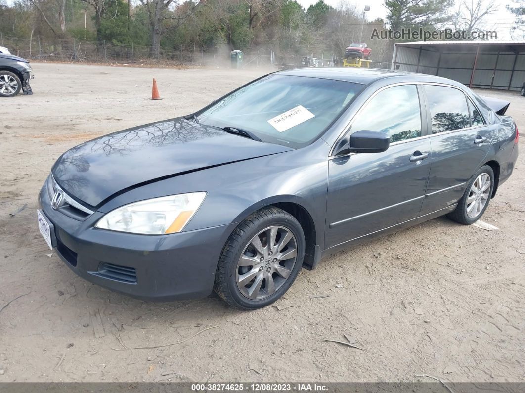 2007 Honda Accord Sdn Ex-l Gray vin: 1HGCM66597A014556