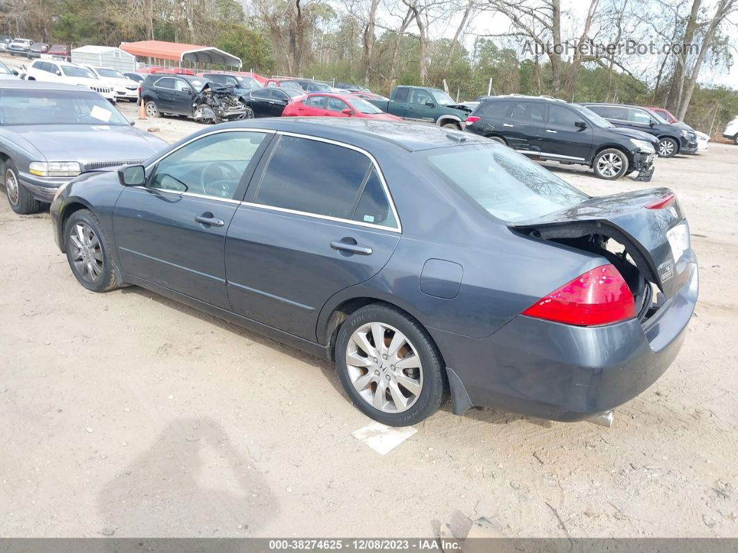 2007 Honda Accord Sdn Ex-l Gray vin: 1HGCM66597A014556