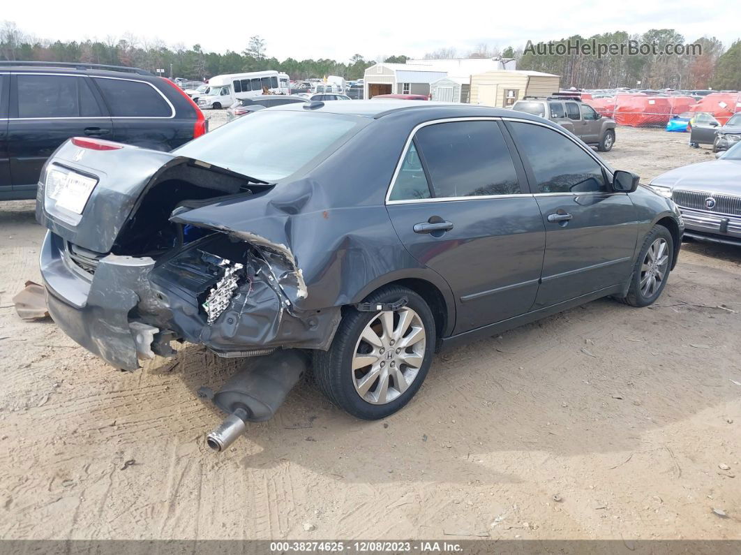 2007 Honda Accord Sdn Ex-l Gray vin: 1HGCM66597A014556