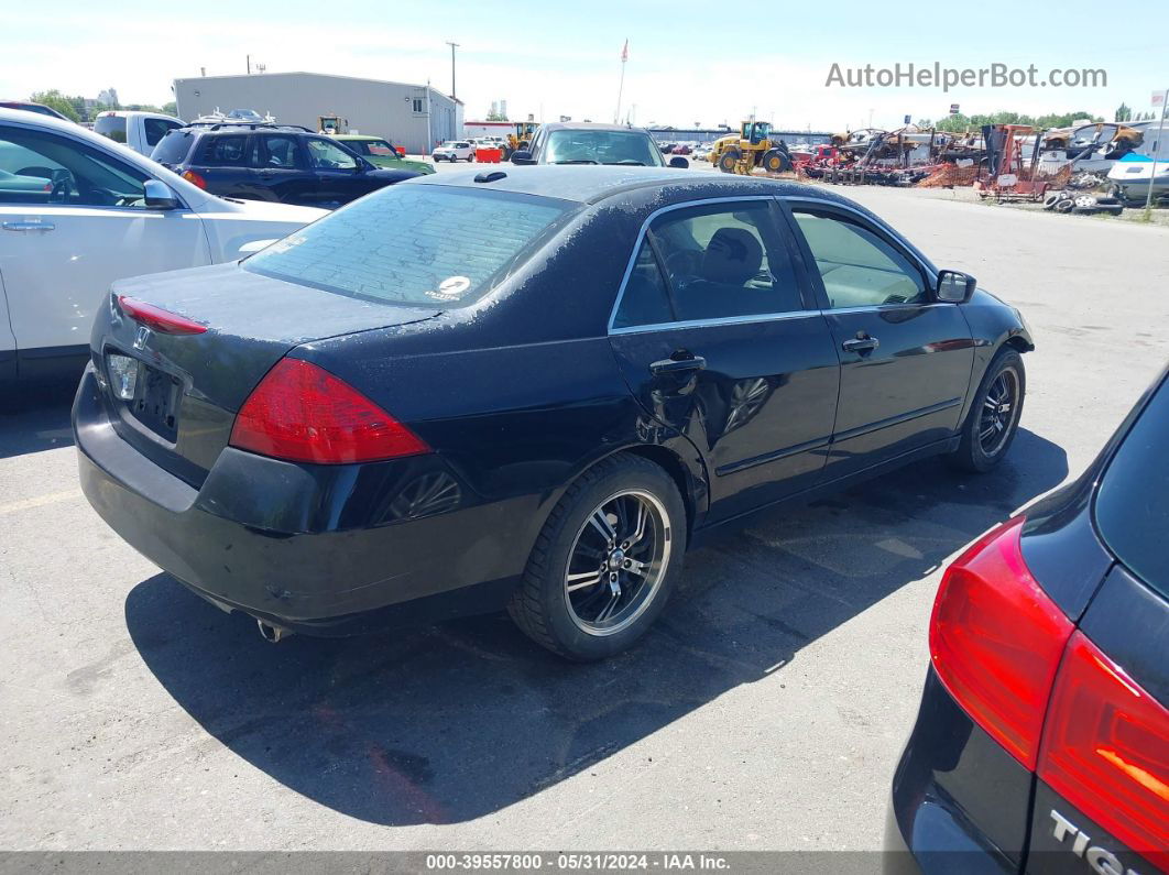 2007 Honda Accord 3.0 Ex Black vin: 1HGCM66597A038842