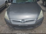 2007 Honda Accord 3.0 Ex Gray vin: 1HGCM66597A076507