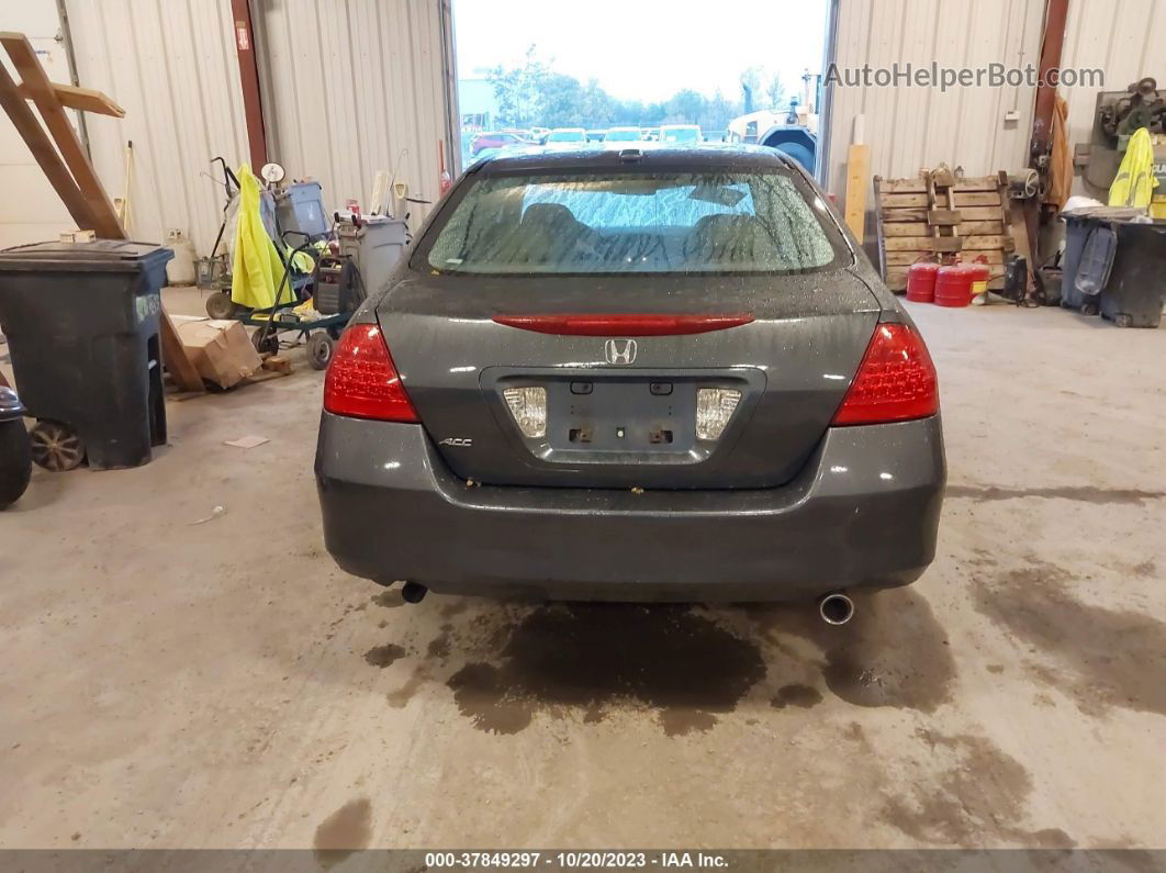 2007 Honda Accord 3.0 Ex Gray vin: 1HGCM665X7A036162