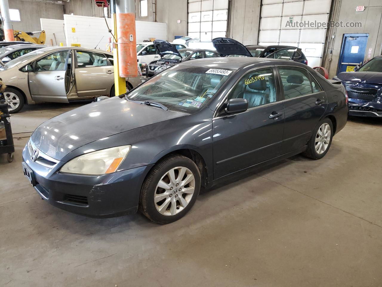 2007 Honda Accord Ex Угольный vin: 1HGCM665X7A041779