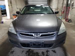 2007 Honda Accord Ex Silver vin: 1HGCM665X7A055634