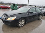 2007 Honda Accord Ex Black vin: 1HGCM665X7A063667