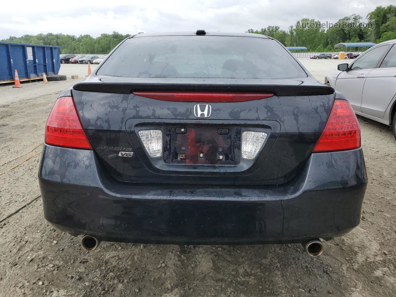 2007 Honda Accord Ex Charcoal vin: 1HGCM665X7A072188