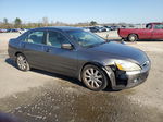 2007 Honda Accord Ex Gray vin: 1HGCM665X7A076564