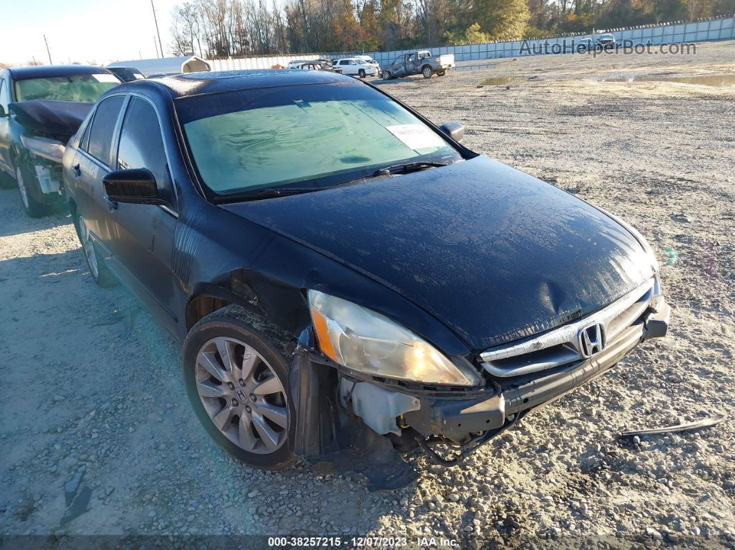 2007 Honda Accord 3.0 Ex Black vin: 1HGCM665X7A090884