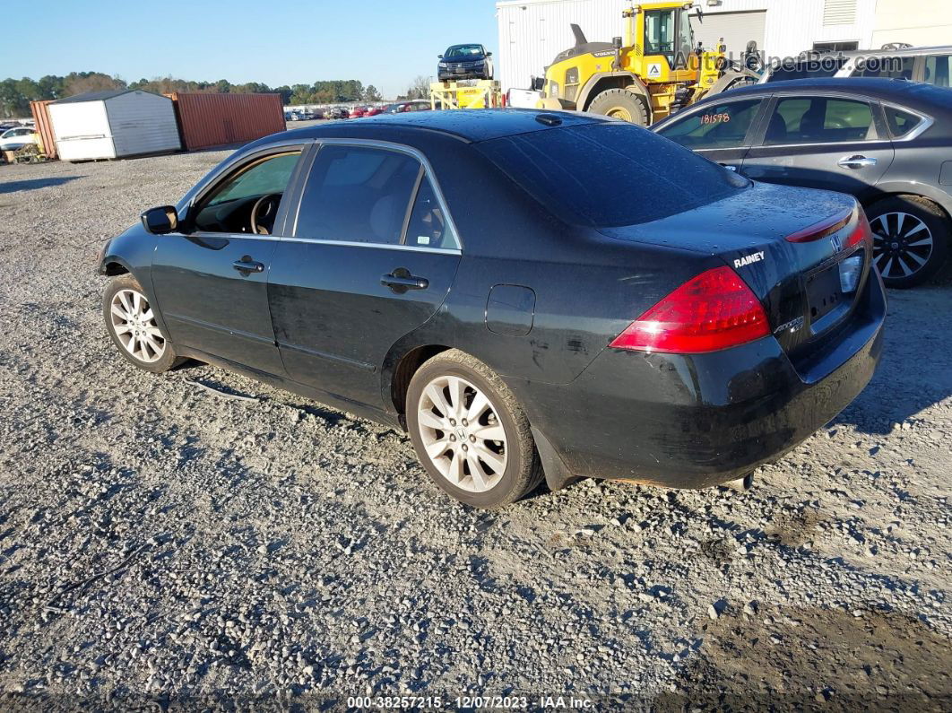 2007 Honda Accord 3.0 Ex Black vin: 1HGCM665X7A090884