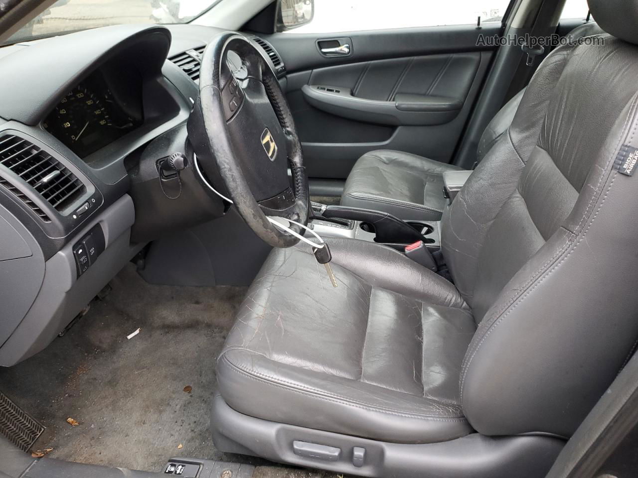 2007 Honda Accord Ex Синий vin: 1HGCM665X7A100331