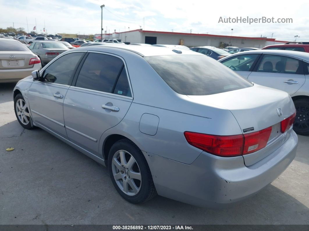 2005 Honda Accord Sdn Ex-l V6 With Navi Silver vin: 1HGCM66805A062373