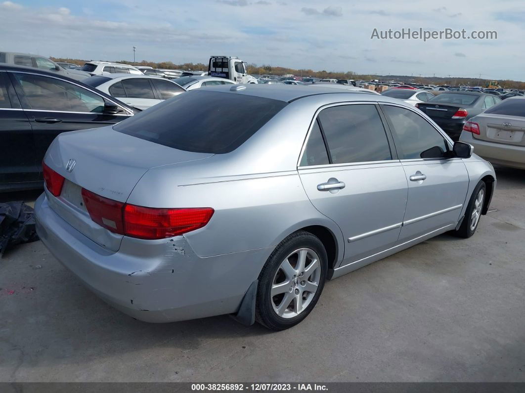 2005 Honda Accord Sdn Ex-l V6 With Navi Silver vin: 1HGCM66805A062373