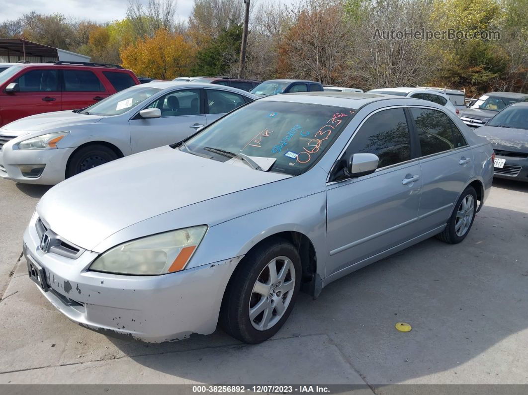 2005 Honda Accord Sdn Ex-l V6 With Navi Silver vin: 1HGCM66805A062373