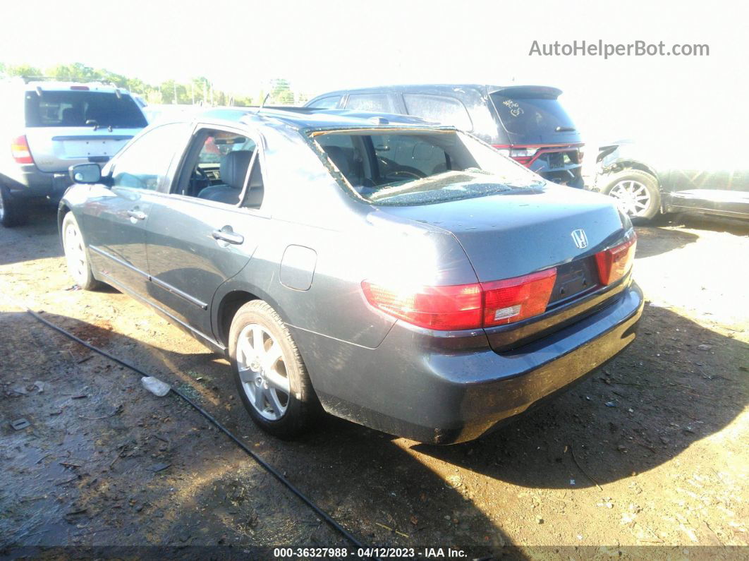 2005 Honda Accord Sdn Ex-l V6 With Navi Gray vin: 1HGCM66815A018284