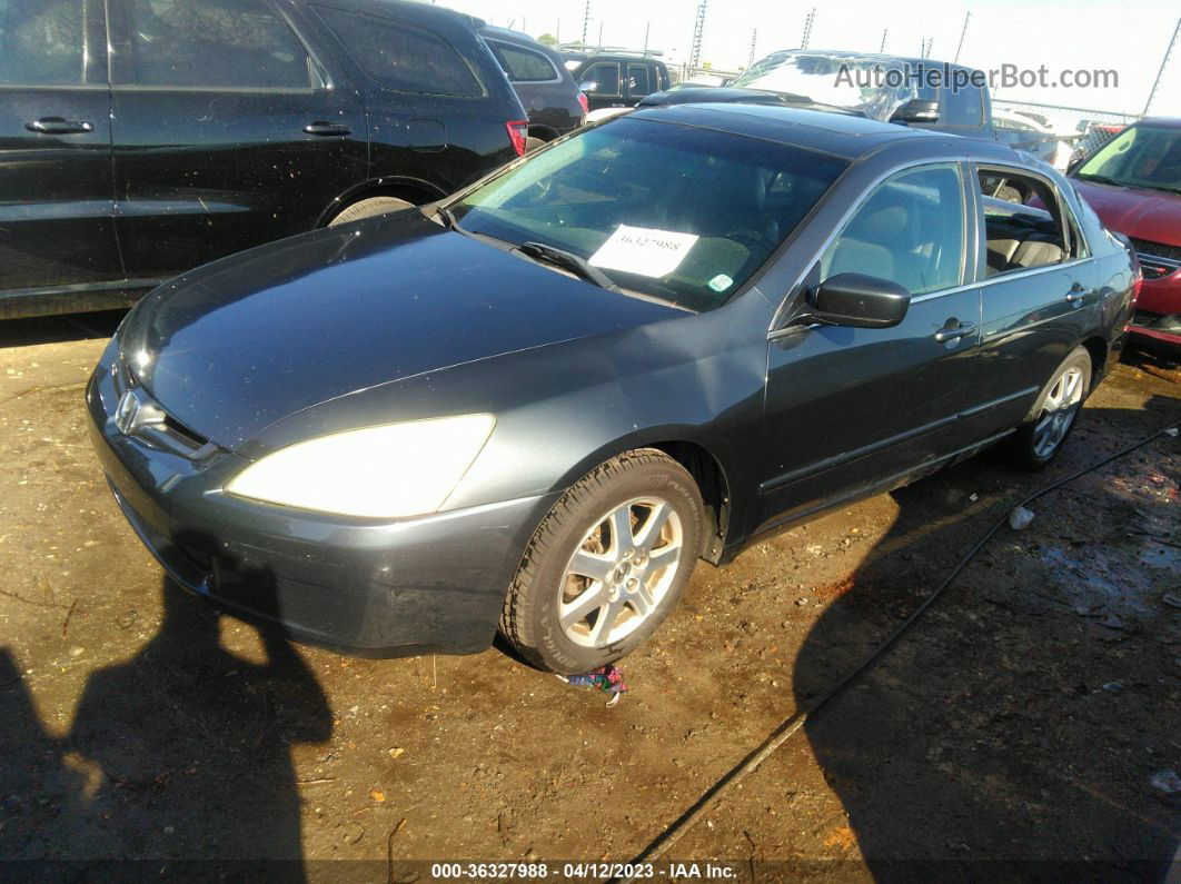 2005 Honda Accord Sdn Ex-l V6 With Navi Gray vin: 1HGCM66815A018284