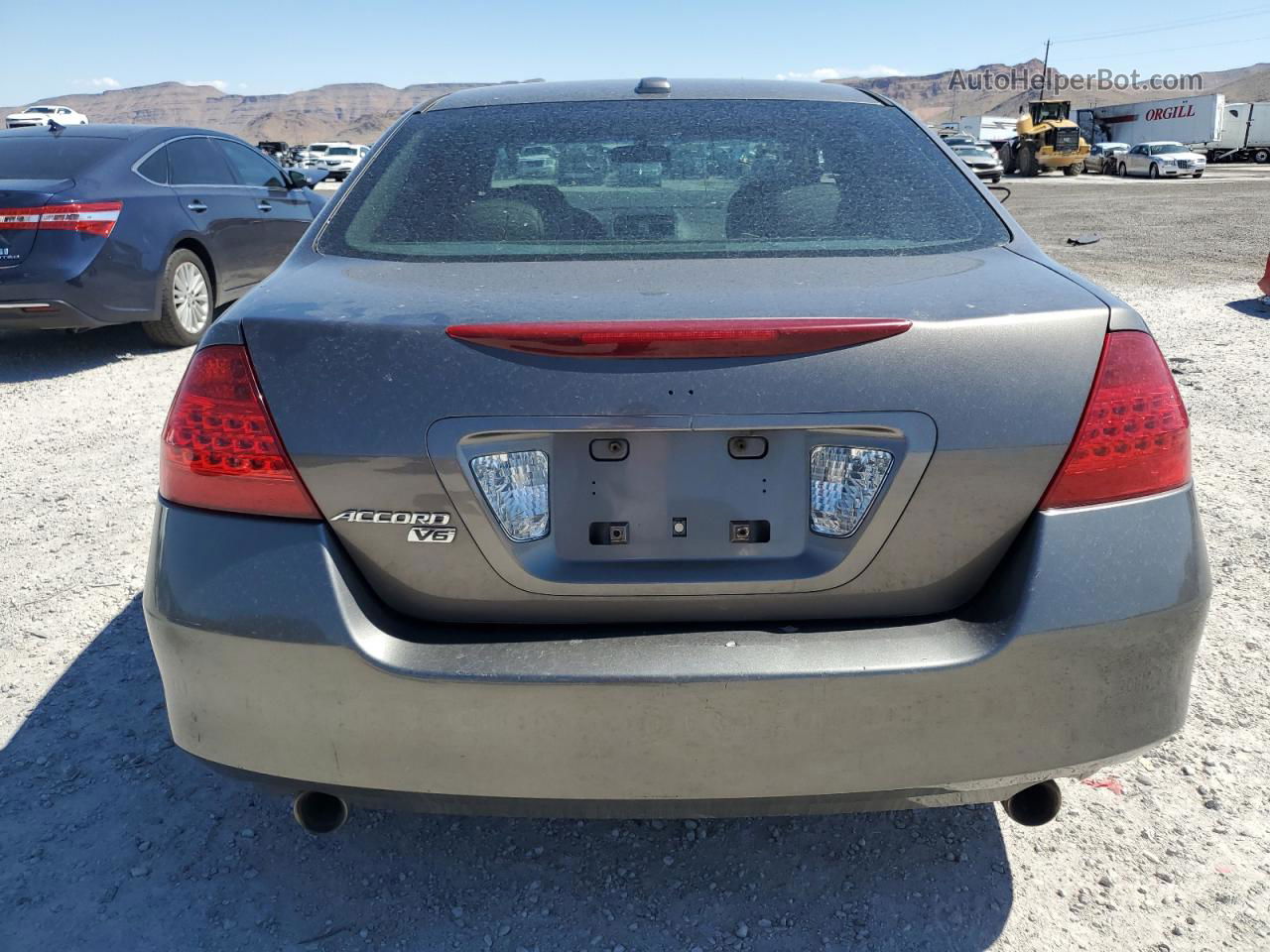 2007 Honda Accord Ex Silver vin: 1HGCM66817A017557