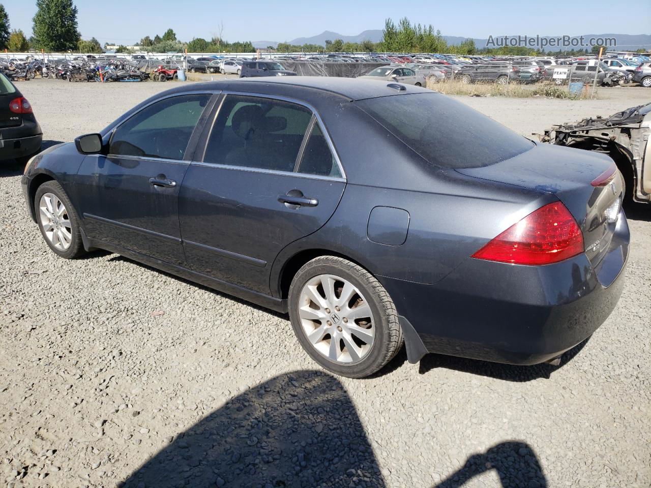 2007 Honda Accord Ex Gray vin: 1HGCM66827A056464