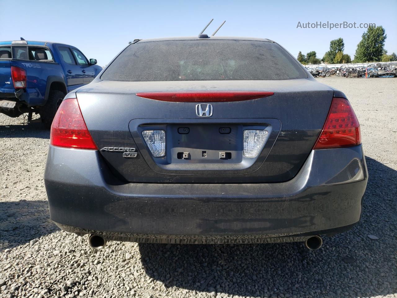 2007 Honda Accord Ex Gray vin: 1HGCM66827A056464