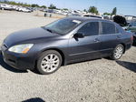 2007 Honda Accord Ex Gray vin: 1HGCM66827A056464