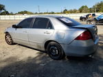 2007 Honda Accord Ex Silver vin: 1HGCM66837A065268