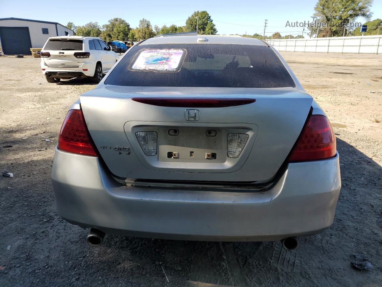 2007 Honda Accord Ex Silver vin: 1HGCM66837A065268