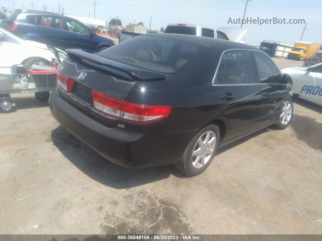 2003 Honda Accord Sdn Ex Black vin: 1HGCM66843A048960