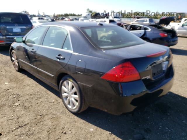 2007 Honda Accord Ex Black vin: 1HGCM66857A087997