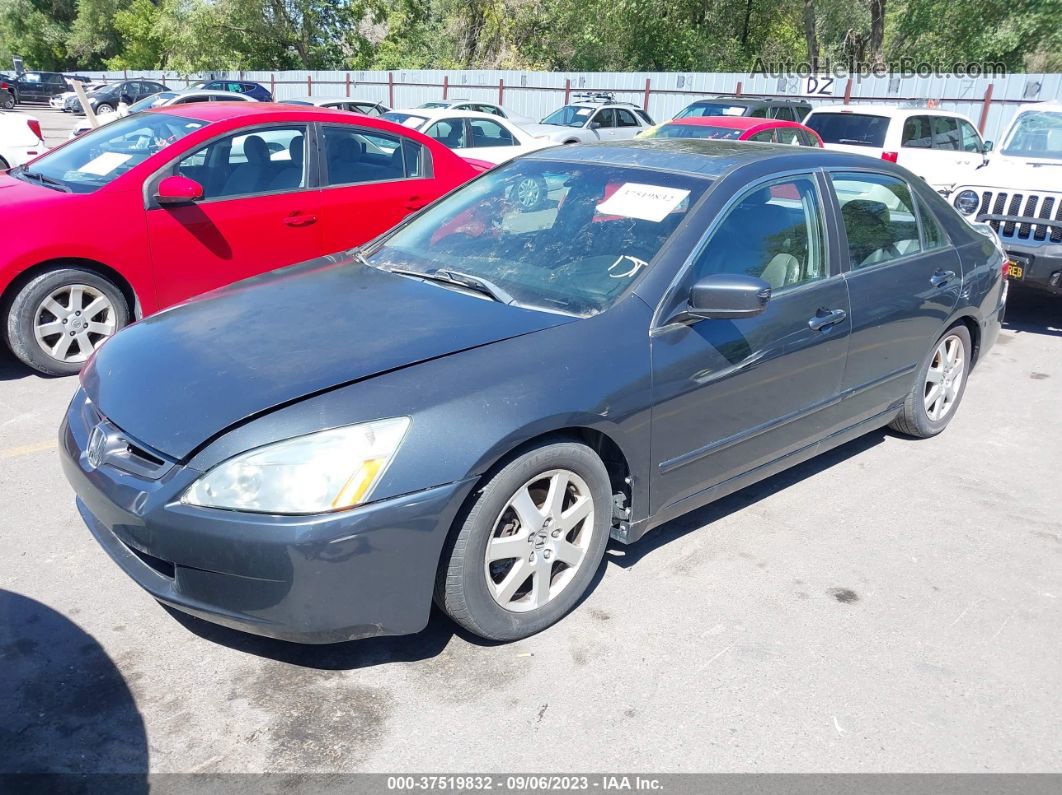 2005 Honda Accord Sdn Ex-l V6 With Navi Gray vin: 1HGCM66865A007913