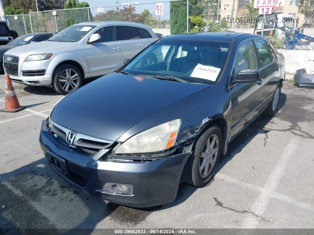 2007 Honda Accord 3.0 Ex Серый vin: 1HGCM66867A080220