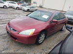 2005 Honda Accord 3.0 Ex Maroon vin: 1HGCM66875A077663