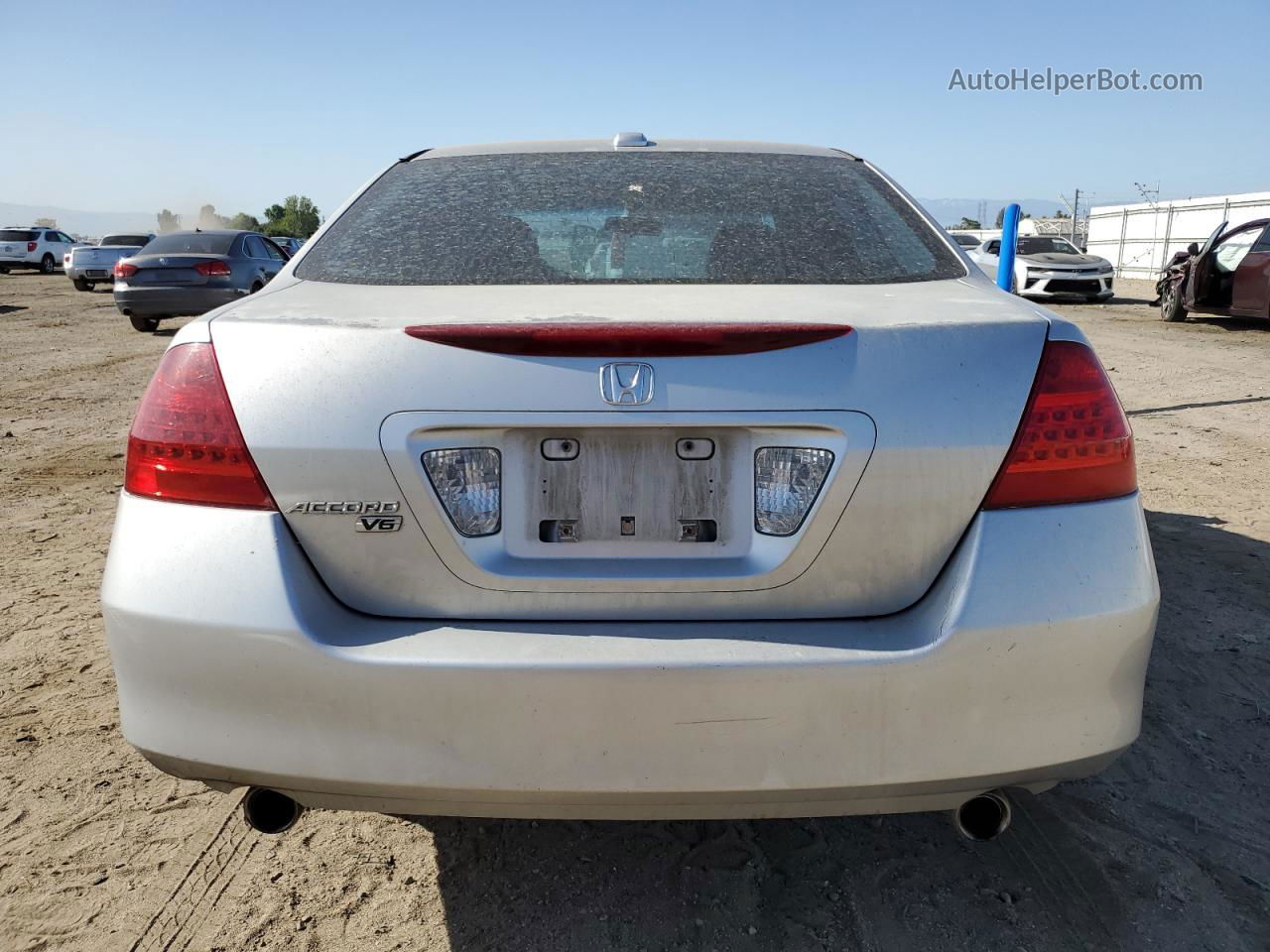 2007 Honda Accord Ex Серебряный vin: 1HGCM66877A066987