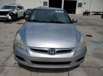 2007 Honda Accord Ex Silver vin: 1HGCM66877A098600