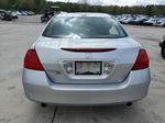 2007 Honda Accord Ex Silver vin: 1HGCM66877A098600