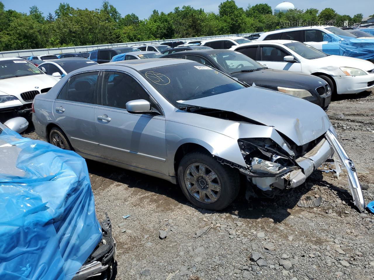 2007 Honda Accord Ex White vin: 1HGCM66887A019872