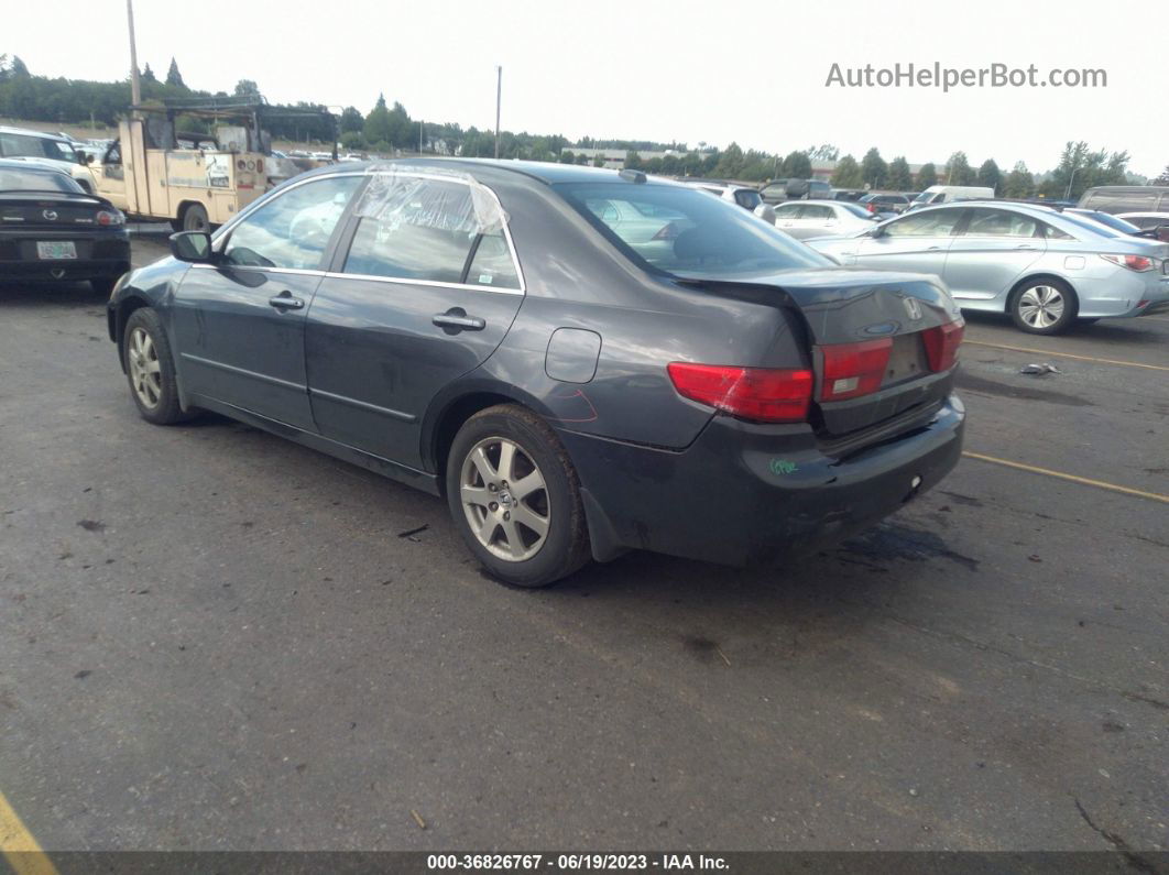 2005 Honda Accord Sdn Ex-l V6 With Navi Gray vin: 1HGCM66895A018596