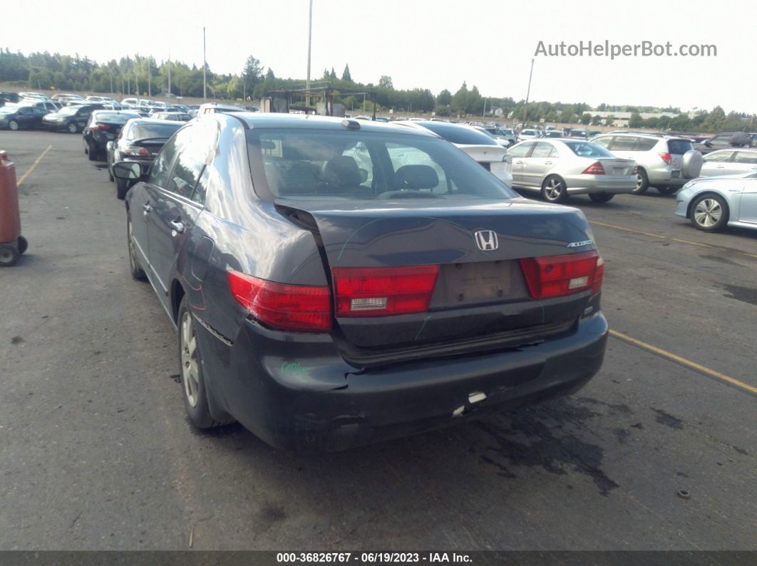 2005 Honda Accord Sdn Ex-l V6 With Navi Gray vin: 1HGCM66895A018596