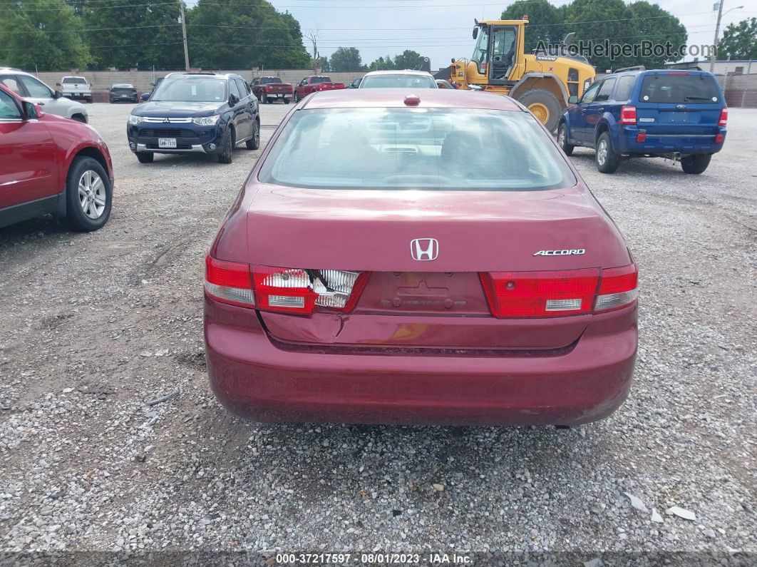 2005 Honda Accord Sdn Ex-l V6 With Navi Maroon vin: 1HGCM66895A021028