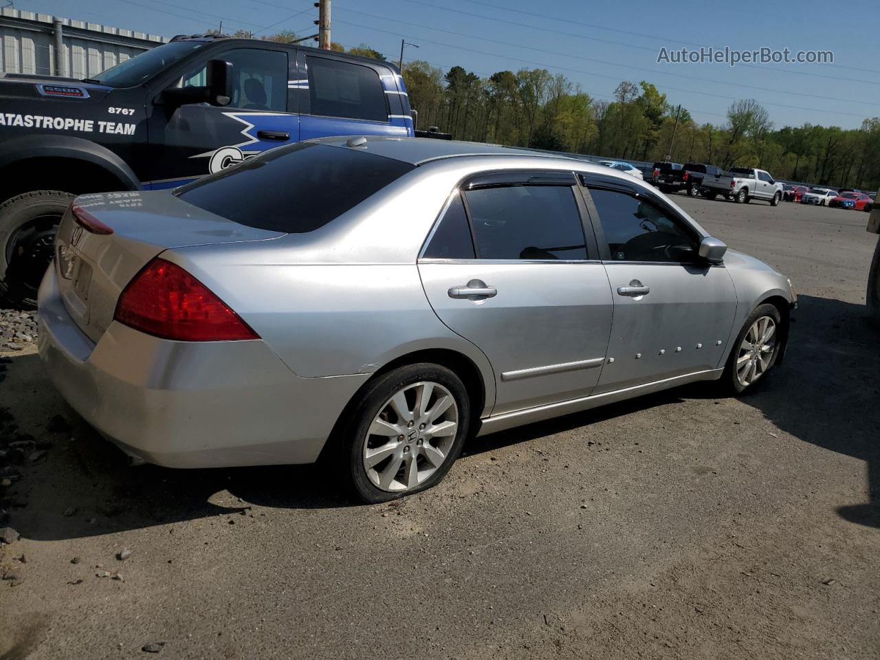 2007 Honda Accord Ex Черный vin: 1HGCM66897A077411