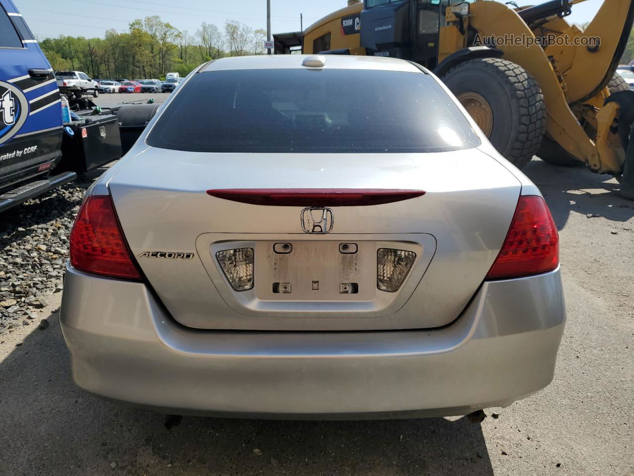 2007 Honda Accord Ex Черный vin: 1HGCM66897A077411