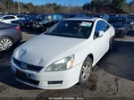 2007 Honda Accord 2.4 Ex White vin: 1HGCM71607A004777