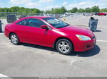 2007 Honda Accord 2.4 Lx Red vin: 1HGCM72367A016050