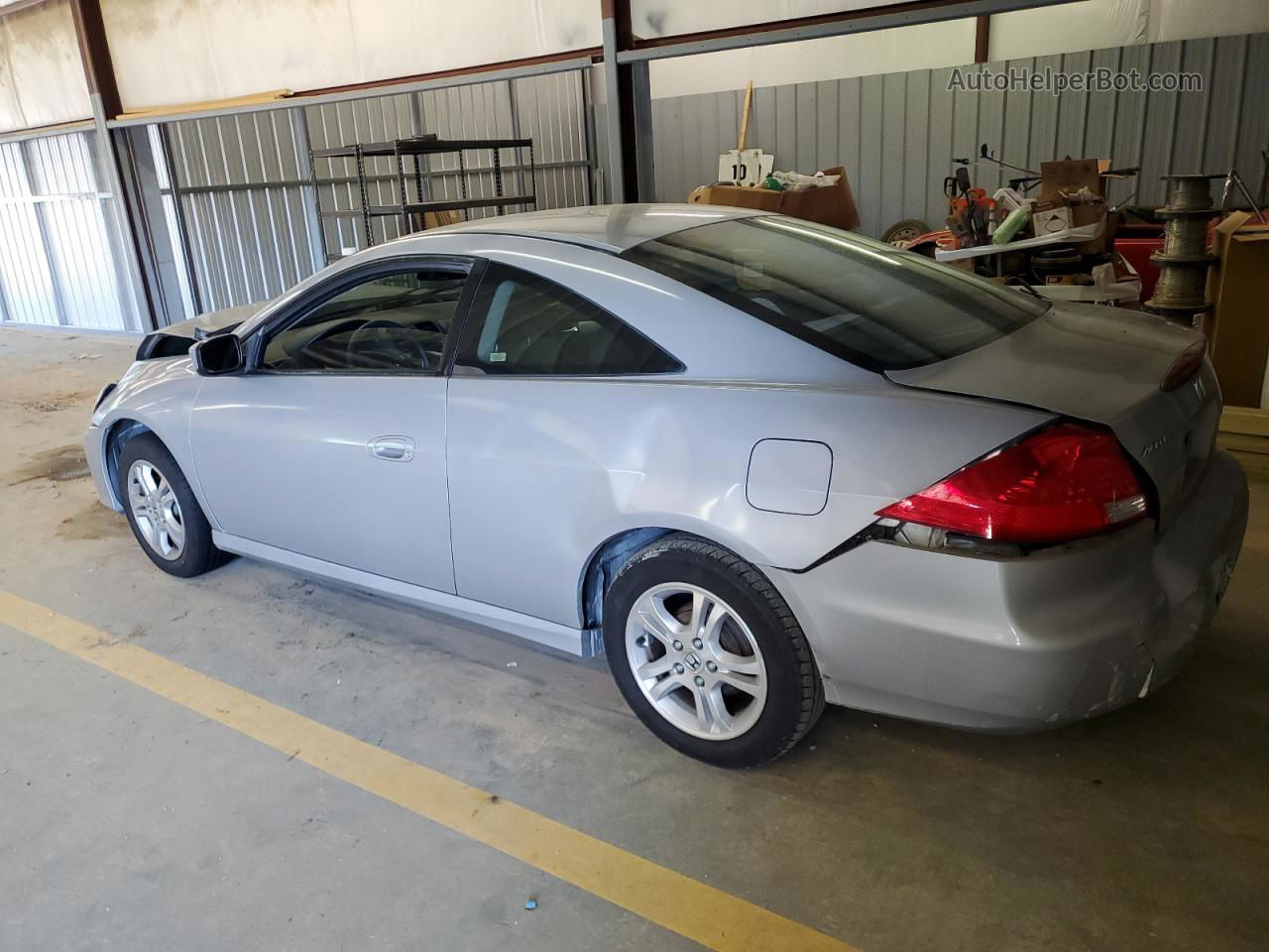 2007 Honda Accord Lx Silver vin: 1HGCM72387A000254