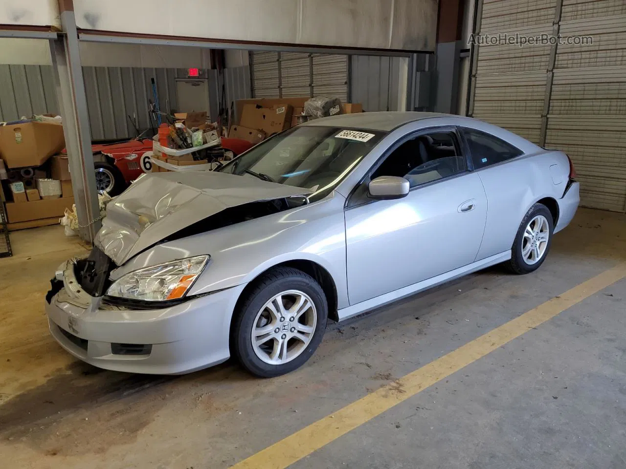 2007 Honda Accord Lx Silver vin: 1HGCM72387A000254