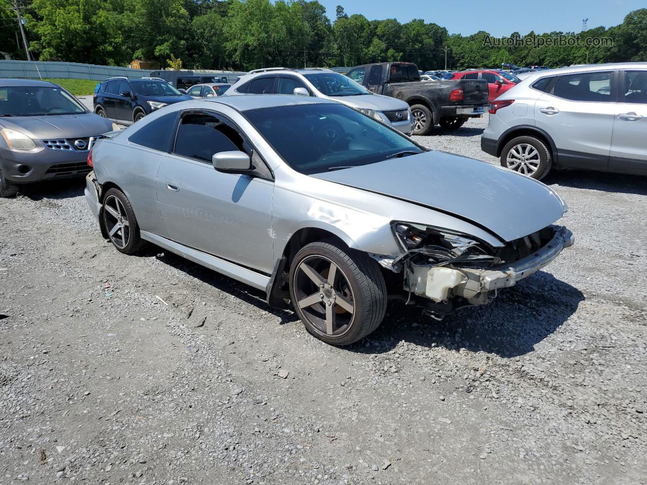 2007 Honda Accord Lx Silver vin: 1HGCM723X7A009909